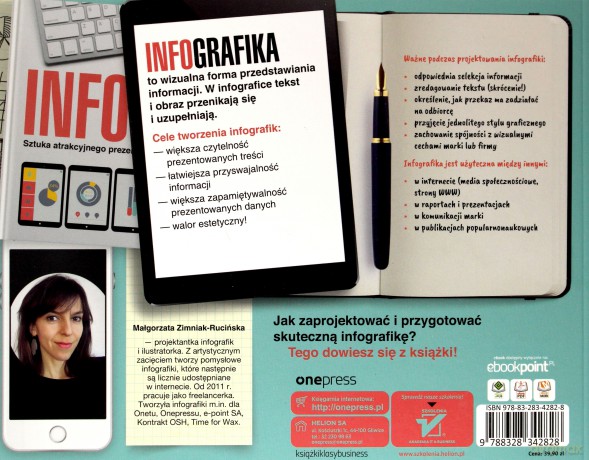 Infografiki. Sztuka atrakcyjnego prezentowania treści - Małgorzata Zimniak-Rucińska [KSIĄŻKA]