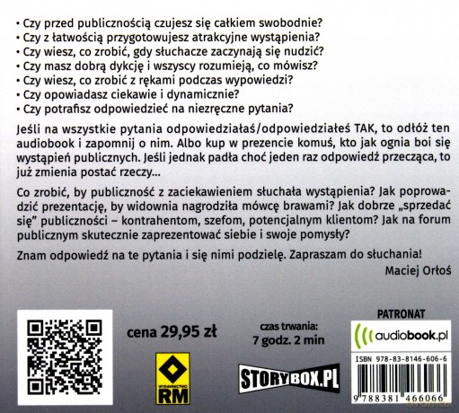 Jak występować i zabłysnąć - Maciej Orłoś [AUDIOBOOK]