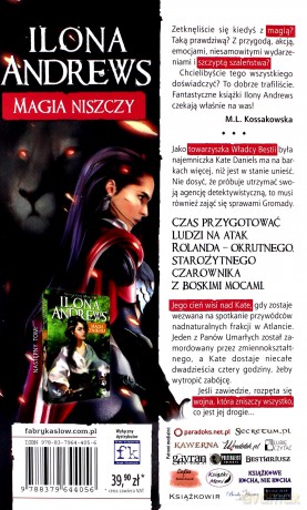Magia niszczy. Kate Daniels (Tom 7) - Ilona Andrews [KSIĄŻKA]