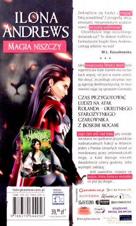 Magia niszczy. Kate Daniels (Tom 7) - Ilona Andrews [KSIĄŻKA]