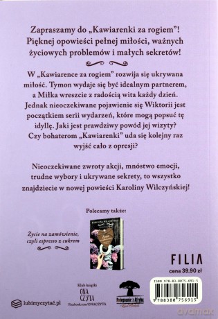Miłość według przepisu. Czyli słodko-gorzkie cappuccino - Karolina Wilczyńska [KSIĄŻKA]