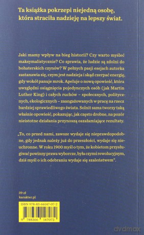 Nadzieja w mroku. Nieznane opowieści, niebywałe możliwości - Rebecca Solnit [KSIĄŻKA]