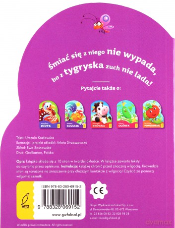 Odważny tygrysek. Wykrojnik [KSIĄŻKA]