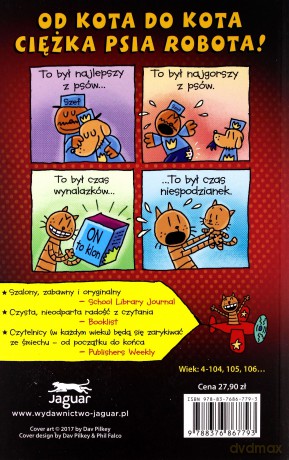 Opowieść o dwóch kotach. Dogman (Tom 3) - Dav Pilkey [KSIĄŻKA]