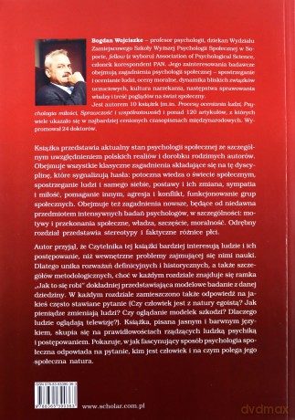 Psychologia społeczna - Bogdan Wojciszke [KSIĄŻKA]