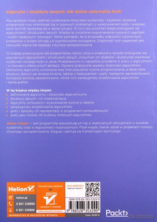 Struktury danych i algorytmy w języku Java. Przewodnik dla początkujących - James Cutajar [KSIĄŻKA]