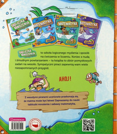 Tabliczka mnożenia z wesołymi piratami klasy 1-3 [KSIĄŻKA]