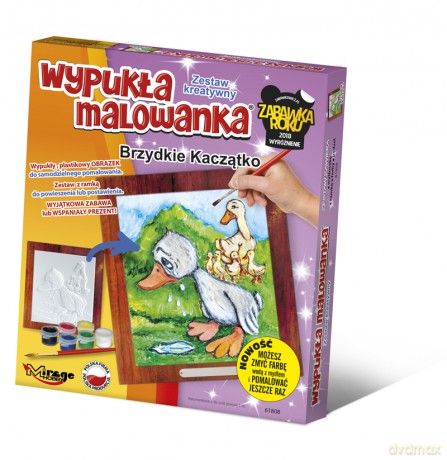 Wypukła malowanka bajka Brzydkie kaczątko