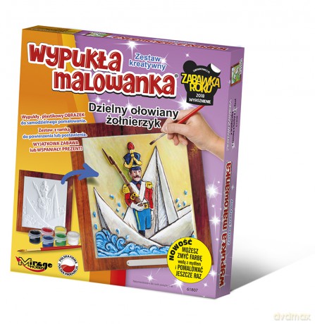 Wypukła malowanka bajka Dzielny ołowiany żołnierzyk