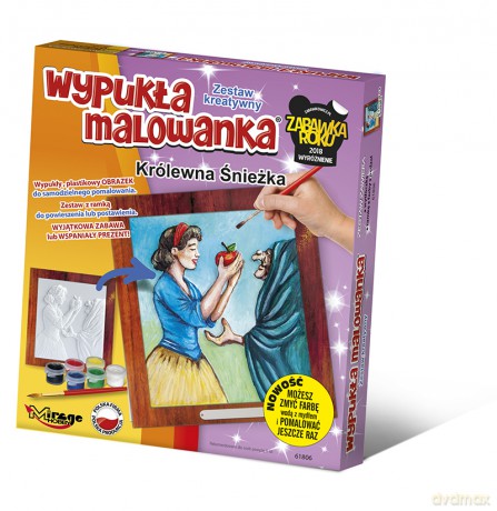 Wypukła malowanka bajka Królewna Śnieżka