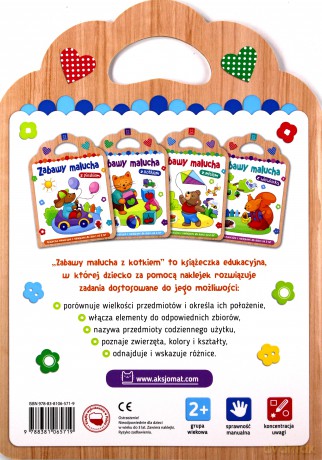 Zabawy malucha z kotkiem [KSIĄŻKA]