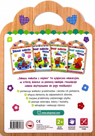 Zabawy malucha z misiem [KSIĄŻKA]