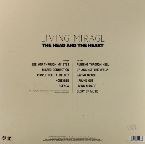 The Head And The Heart: Living Mirage [CD]