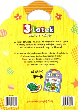 3-latek bawi się i nakleja. Część 2 [KSIĄŻKA]