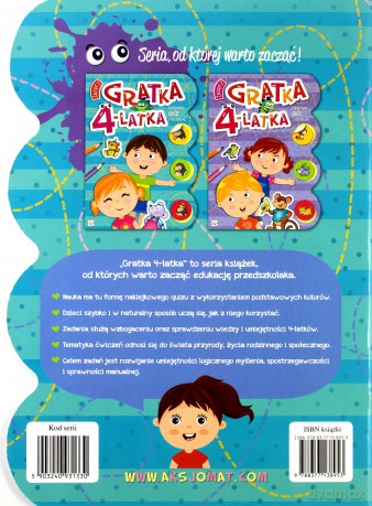 Gratka 4-latka, zeszyt 1 [KSIĄŻKA]