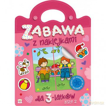 Zabawa z naklejkami dla 3-latków, Zeszyt 2 [KSIĄŻKA]