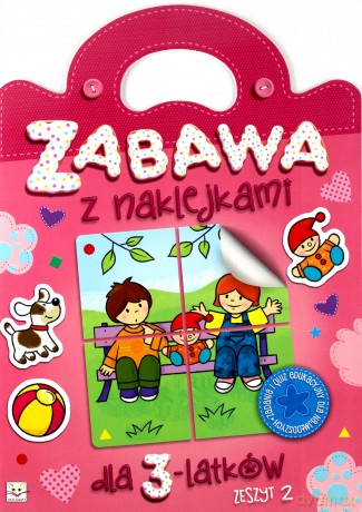 Zabawa z naklejkami dla 3-latków, Zeszyt 2 [KSIĄŻKA]