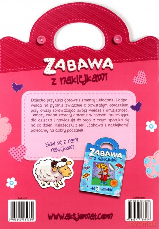 Zabawa z naklejkami dla 3-latków, Zeszyt 2 [KSIĄŻKA]