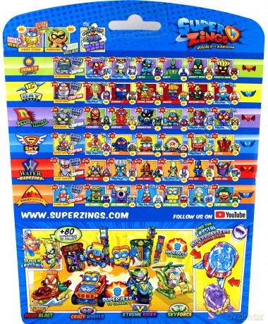 SuperZings 2 Hideout blister 4 figurki [FIGURKA]