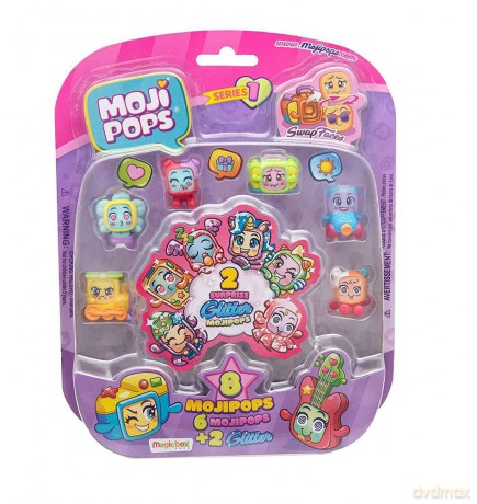 MojiPops Blister 8 pack Glitter [FIGURKA]