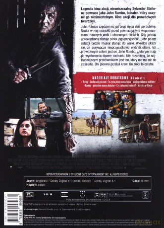 Rambo V: Ostatnia Krew (booklet) [DVD]