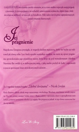 Romans Historyczny 112: Jej pragnienie - Gaelen Foley [KSIĄŻKA]