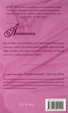 Romans Historyczny 114: Awanturnica - Michelle Martin [KSIĄŻKA]