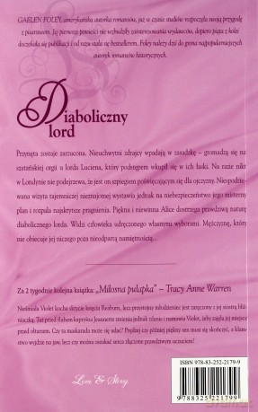 Romans Historyczny 124: Diaboliczny lord - Gaelen Foley [KSIĄŻKA]