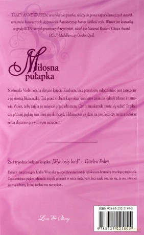 Romans Historyczny 125: Miłosna pułapka - Tracy Anne Warren [KSIĄŻKA]