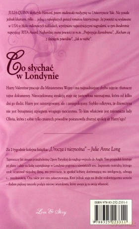 Romans Historyczny 153: Co słychać w Londynie - Julia Quinn [KSIĄŻKA]
