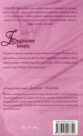 Romans Historyczny 156: Zaginiony książę - Julia Quinn [KSIĄŻKA]
