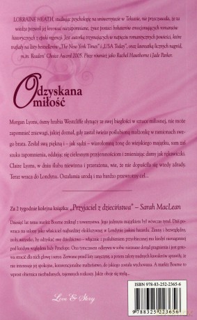 Romans Historyczny 162: Odzyskana miłość - Lorraine Heath [KSIĄŻKA]