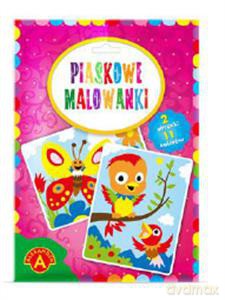 Piaskowe malowanki- Ptaszki, Motyle [KSIĄŻKA]