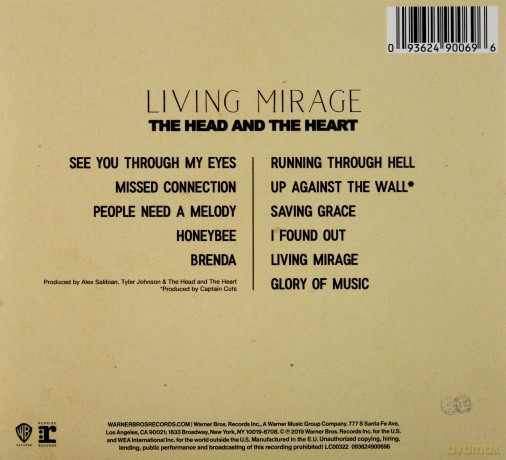 The Head And The Heart: Living Mirage [CD]