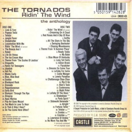 The Tornados: Ridin The Wind [CD]