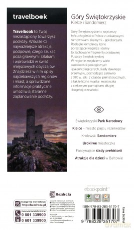 Góry Świętokrzyskie Kielce i Sandomierz Travelbook - Krzysztof Bzowski [KSIĄŻKA]