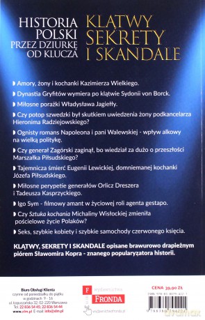 Klątwy sekrety i skandale Historia Polski przez dziurkę od klucza - Sławomir Koper [KSIĄŻKA]