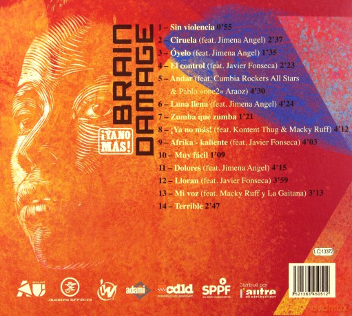 Brain Damage: !Ya No Mas! [CD]
