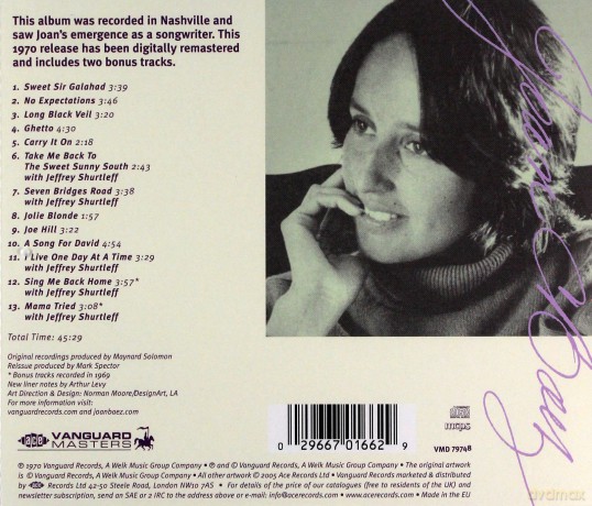 Joan Baez: 1 Day At A Time [CD]