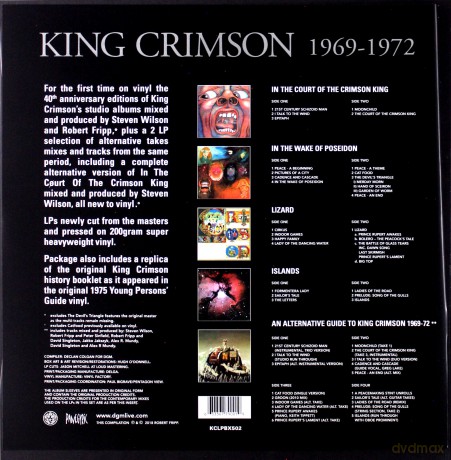 King Crimson: 1969 - 1972 [6xWinyl]