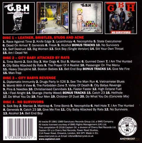 Charged G.B.H: 1981-84 [4CD]