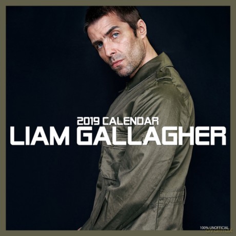 Liam Gallagher: 2019 Square Calendar Unofficial [KALENDARZ]