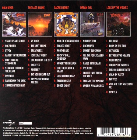Dio: 5 Classic Albums [5CD]
