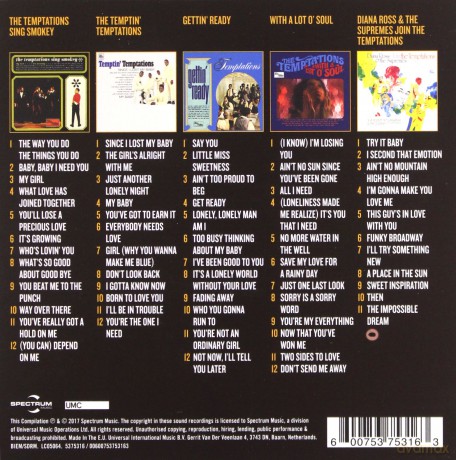 Temptations: 5 Classic Albums [5CD]