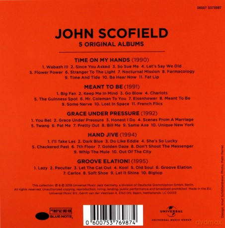 John Scofield: 5 Original Albums [5CD]