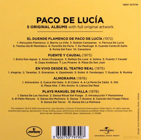 Paco De Luca: 5 Original Albums [5CD]