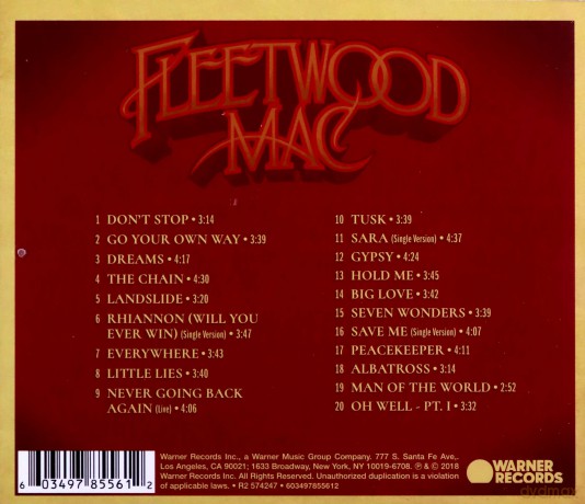 Fleetwood Mac: 50 Years: Dont Stop [CD]