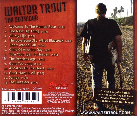 Walter Trout: The Outsider [CD]