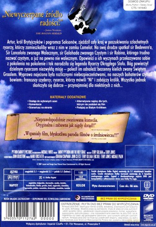 Monty Python i Święty Graal (polski lektor) [DVD]