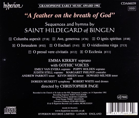 Kirkbygothic Voices: A Feather On The Breath Of God [CD]